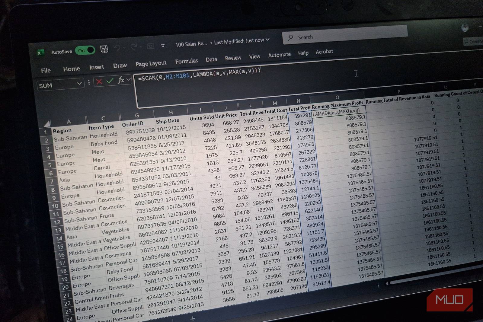 How Excel's SCAN Function Replaces Repetitive Running Total Formulas