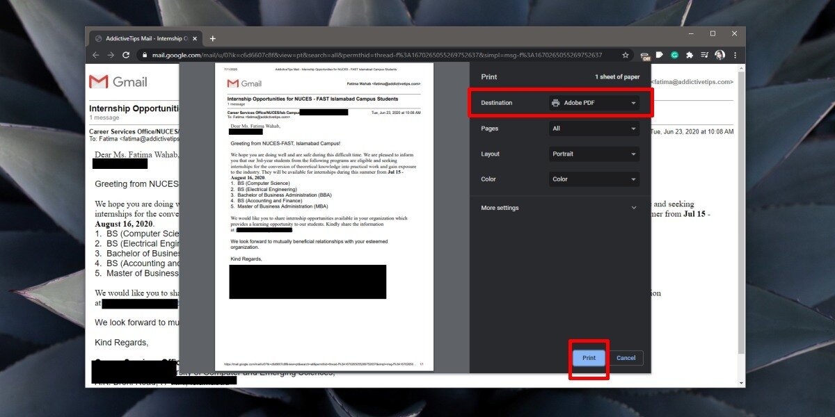 How to Convert Email to PDF in Gmail and Outlook